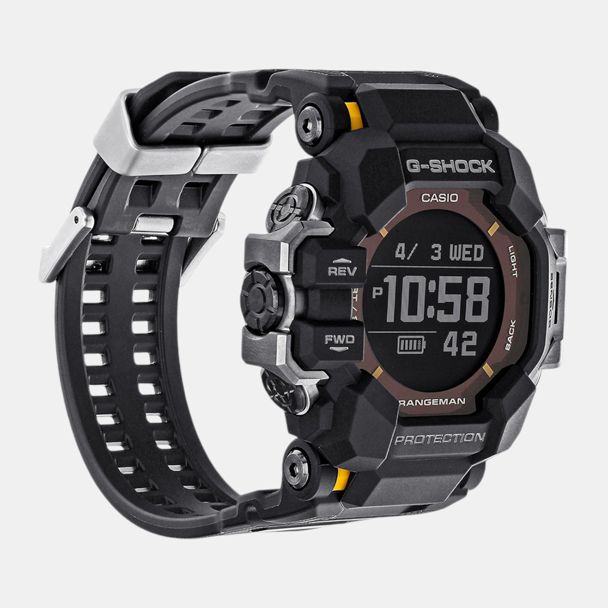 G-Shock Men Quartz Black Dial Digital Resin Watch G1529