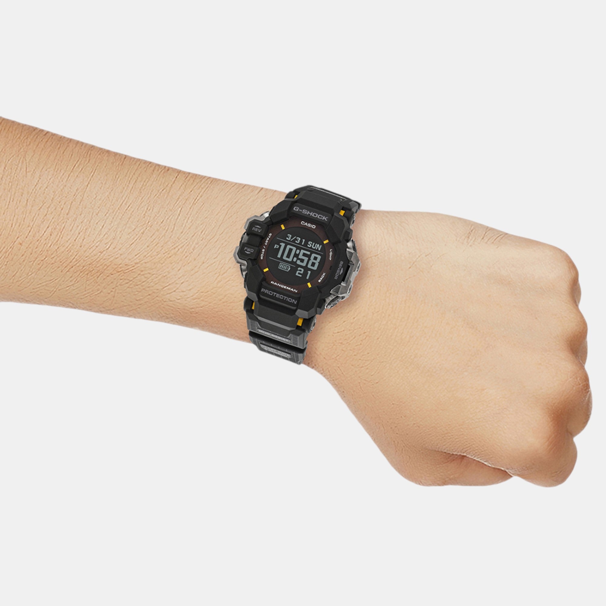 G-Shock Men Quartz Black Dial Digital Resin Watch G1529