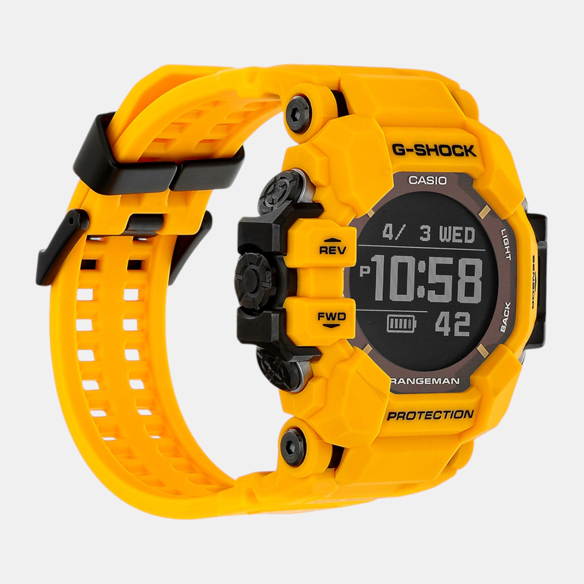 G-Shock Men Quartz Black Dial Digital Resin Watch G1530