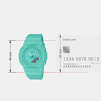 G-Shock Women Quartz Turquoise Blue Dial Analog-Digital Resin Watch G1531