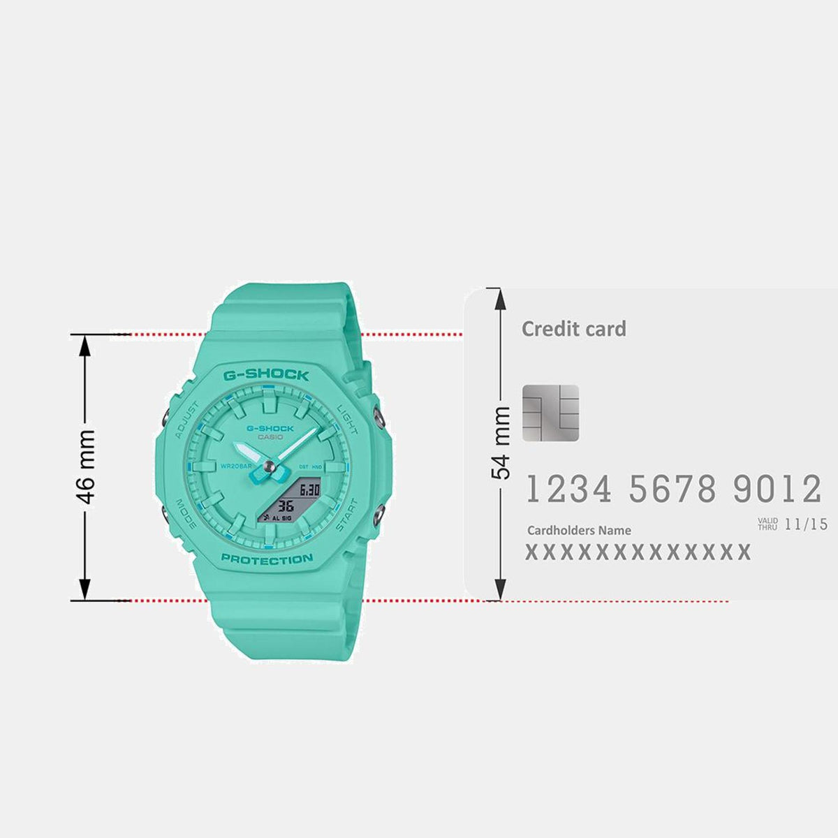 G-Shock Women Quartz Blue Dial Analog-Digital Resin Watch G1531