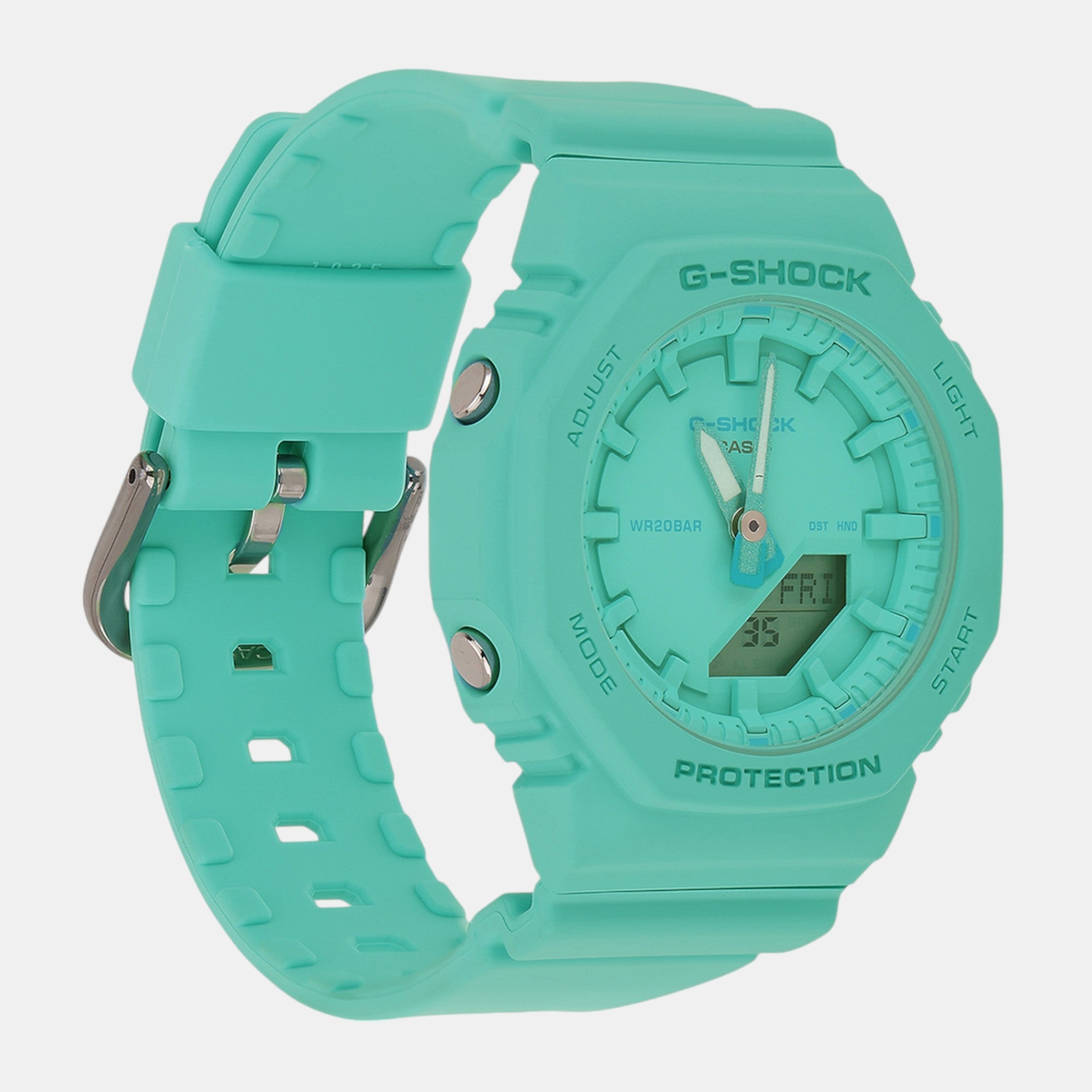 G-Shock Women Quartz Turquoise Blue Dial Analog-Digital Resin Watch G1531