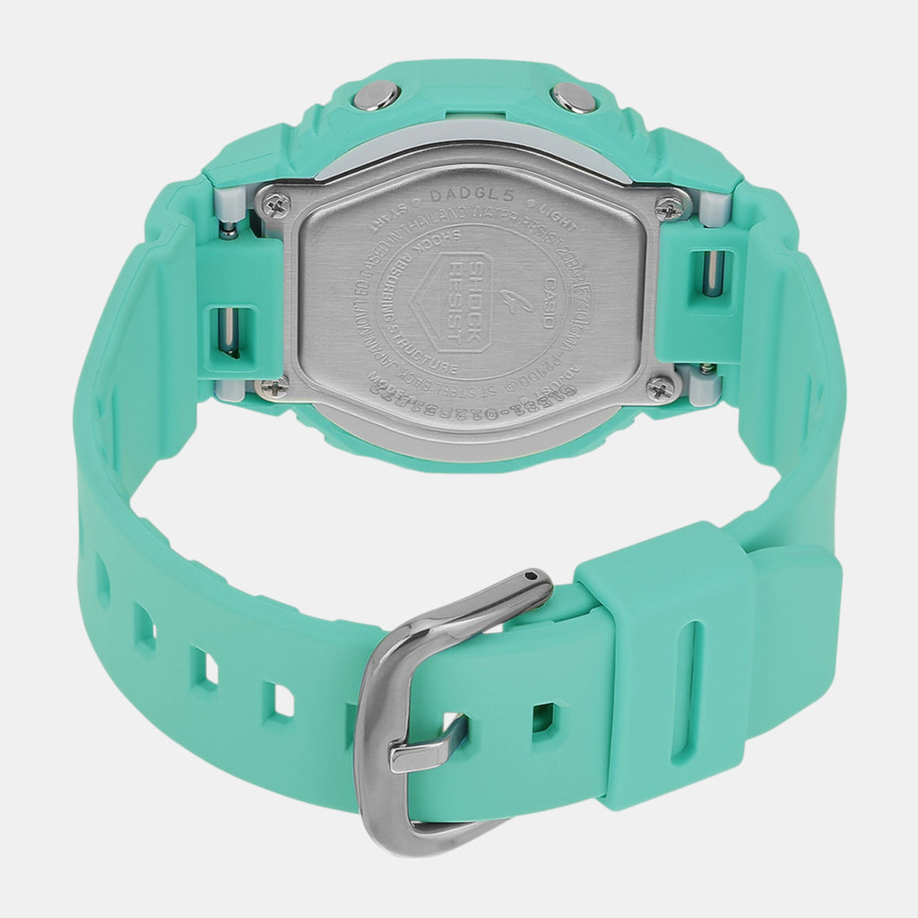 G-Shock Women Quartz Turquoise Blue Dial Analog-Digital Resin Watch G1531