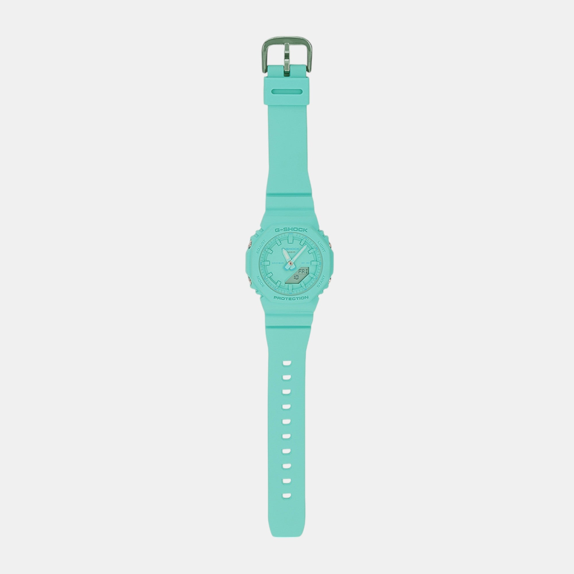 G-Shock Women Quartz Turquoise Blue Dial Analog-Digital Resin Watch G1531