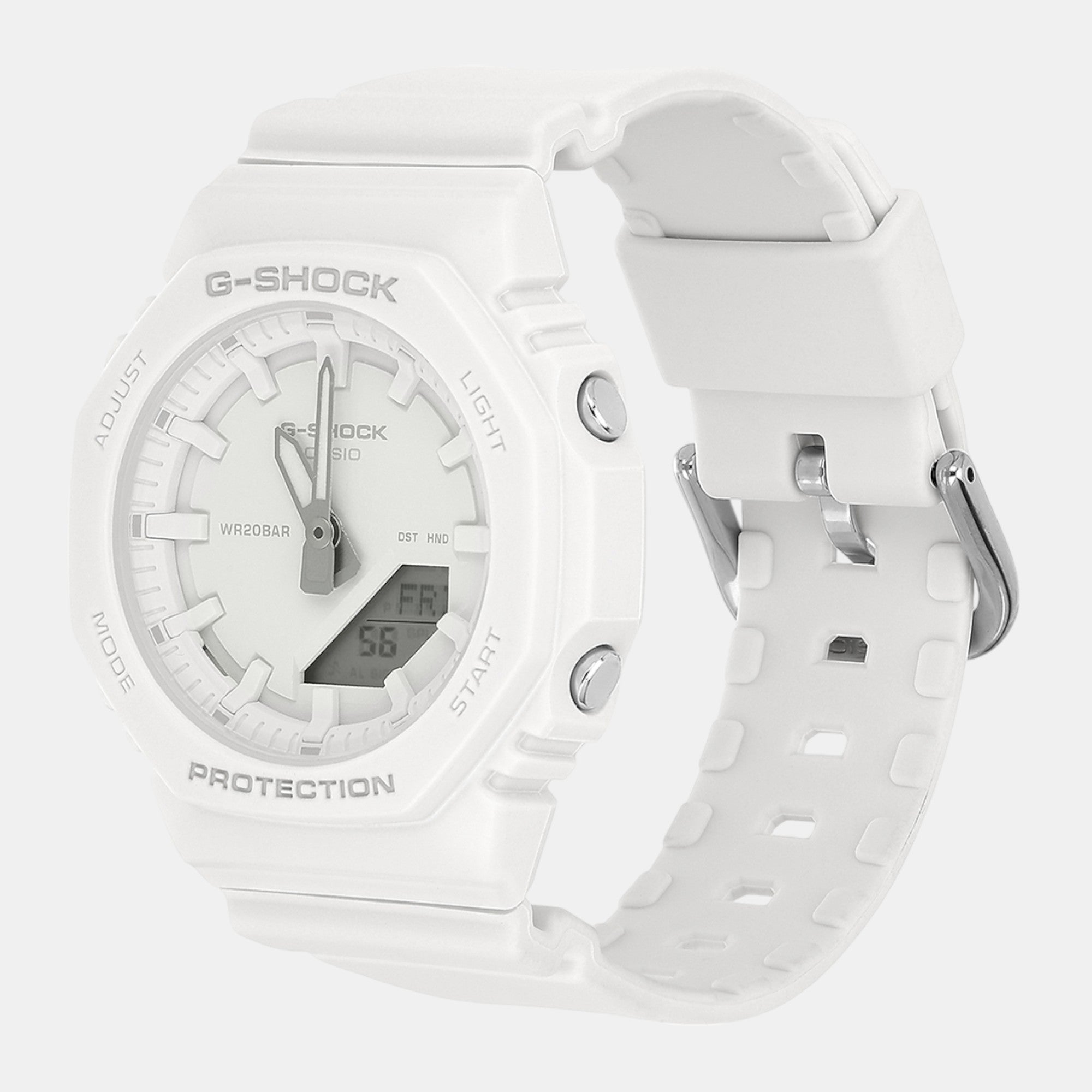 G-Shock Women Quartz White Dial Analog-Digital Resin Watch G1532