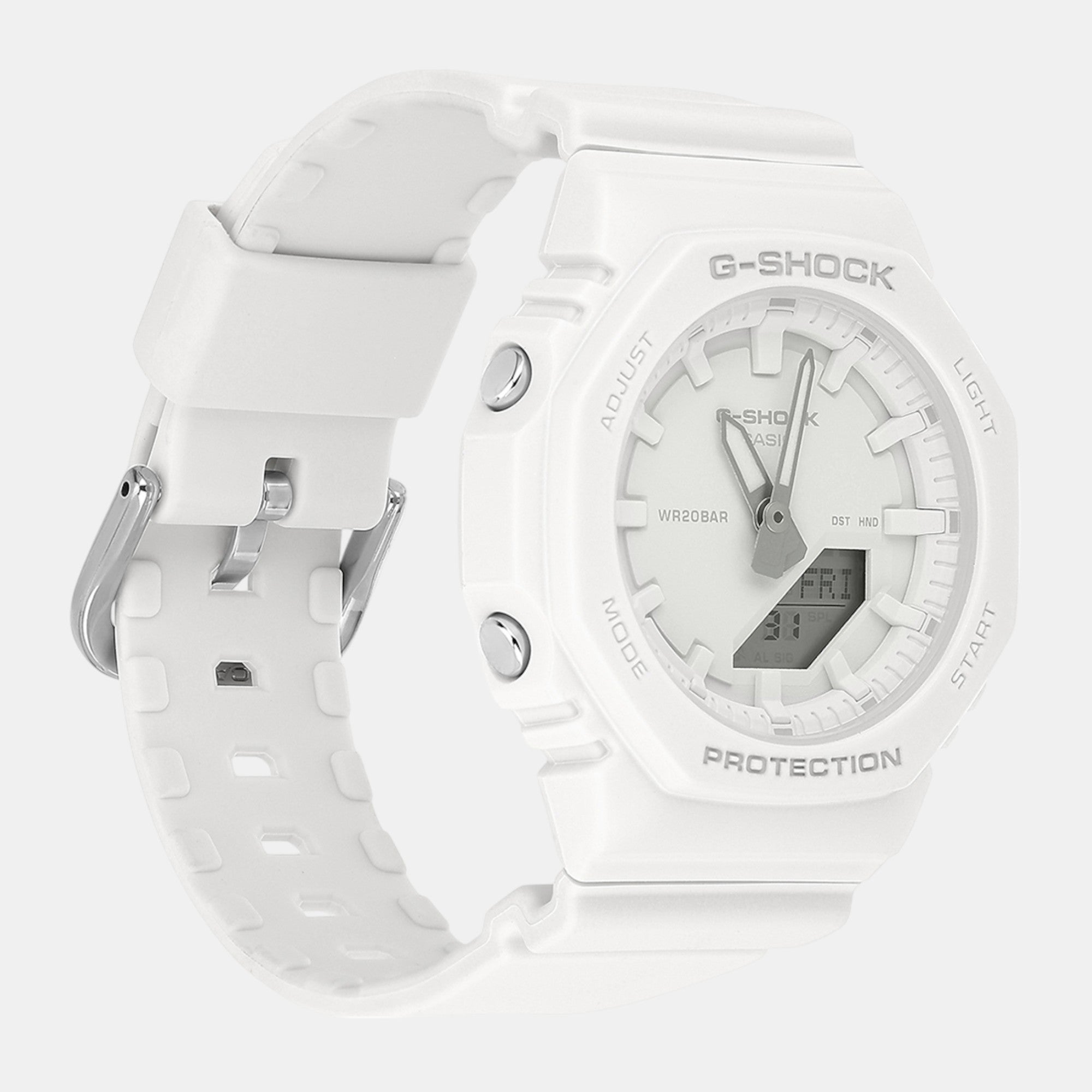 G-Shock Women Quartz White Dial Analog-Digital Resin Watch G1532