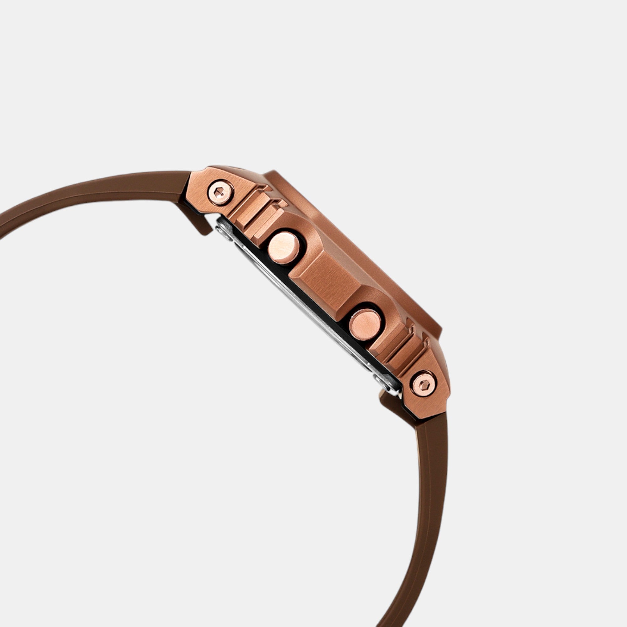 G-Shock Women Quartz Rose Gold Dial Digital Resin Watch G1534