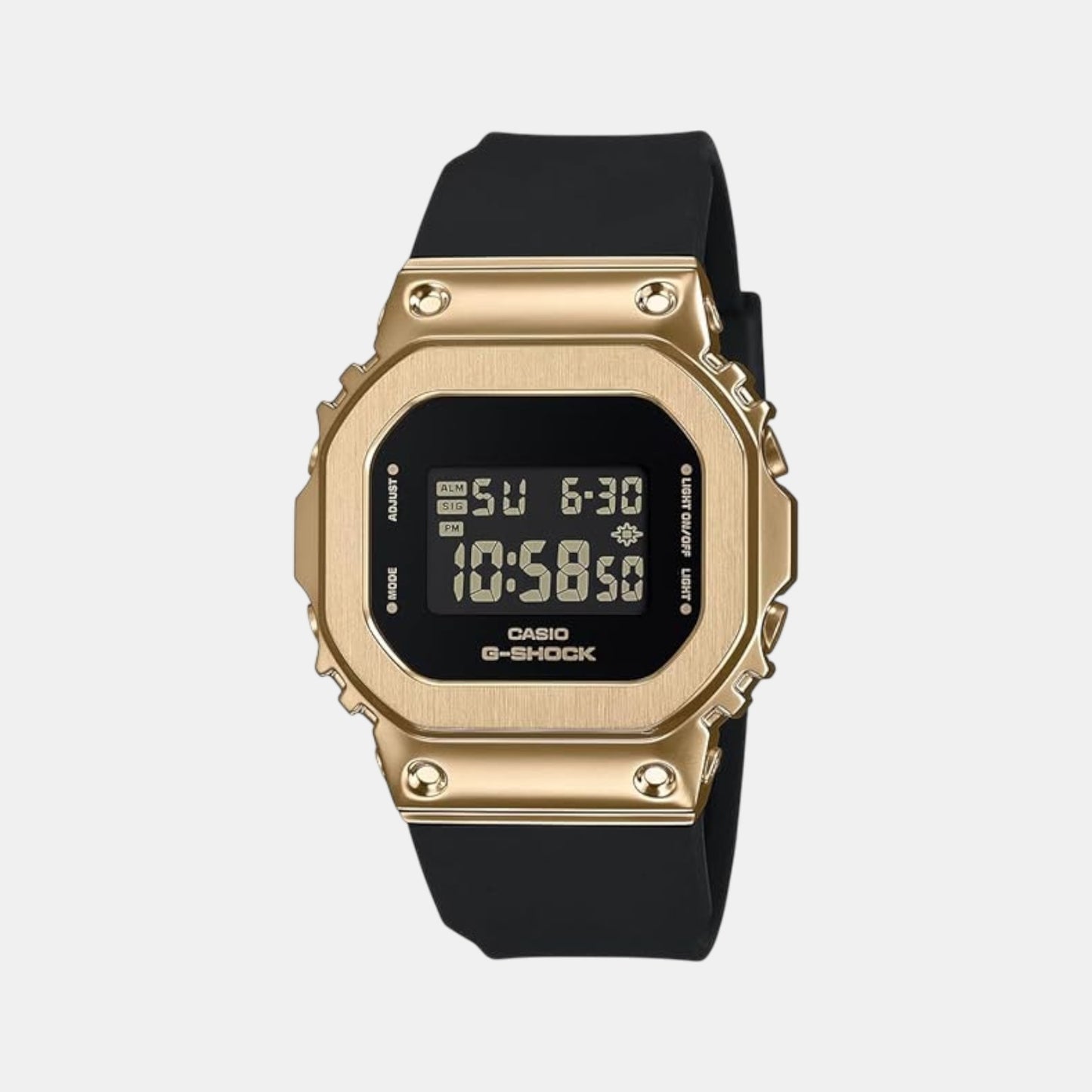 G-Shock Women Quartz Gold Dial Digital Resin Watch G1535