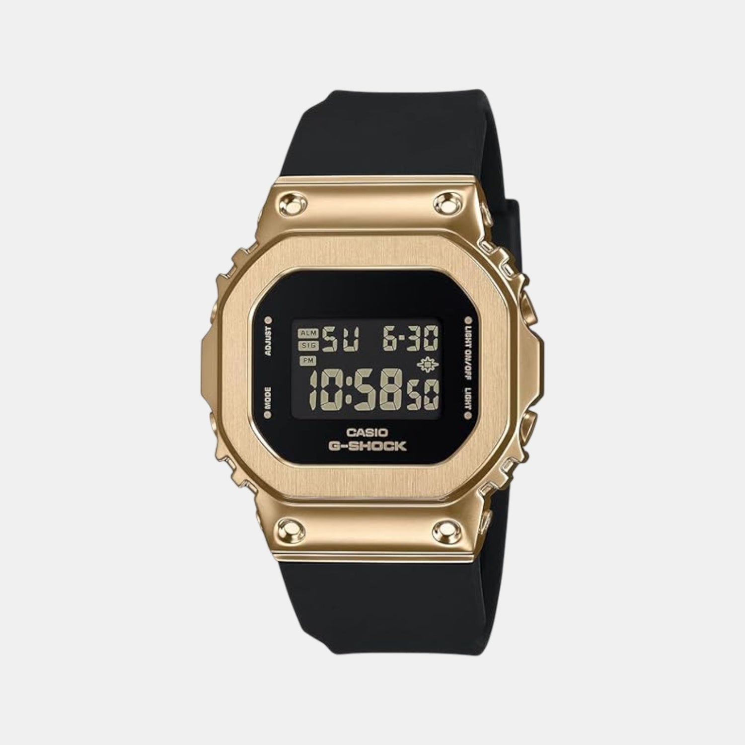 G-Shock Women Quartz Gold Dial Digital Resin Watch G1535