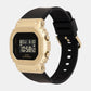 G-Shock Women Quartz Gold Dial Digital Resin Watch G1535