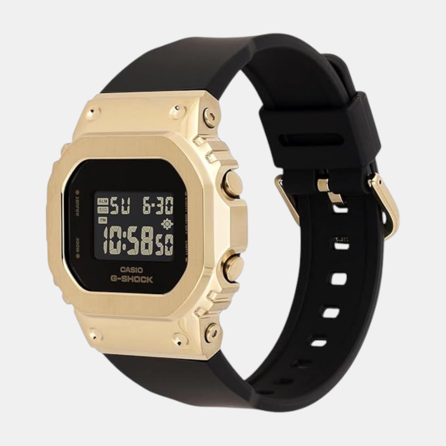G-Shock Women Quartz Gold Dial Digital Resin Watch G1535