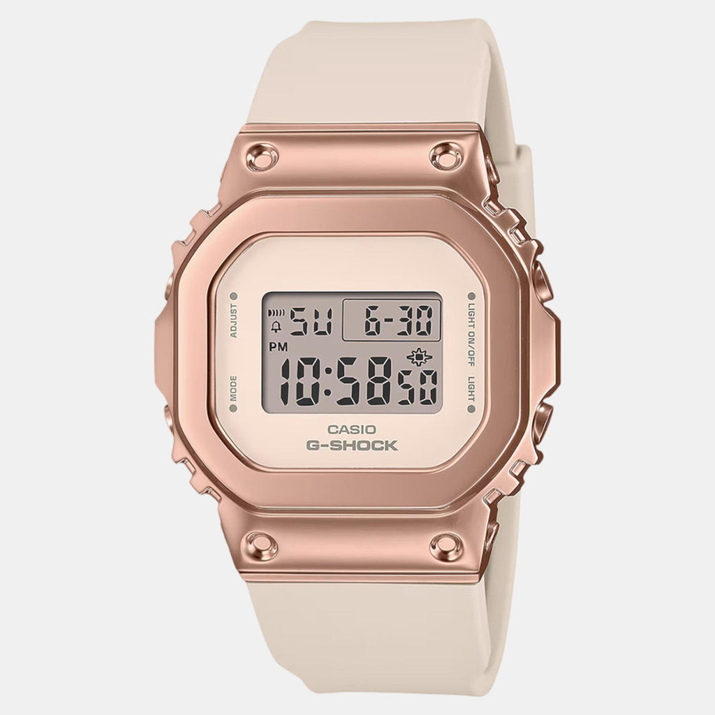 G-Shock Women Quartz Pink Dial Digital Resin Watch G1536