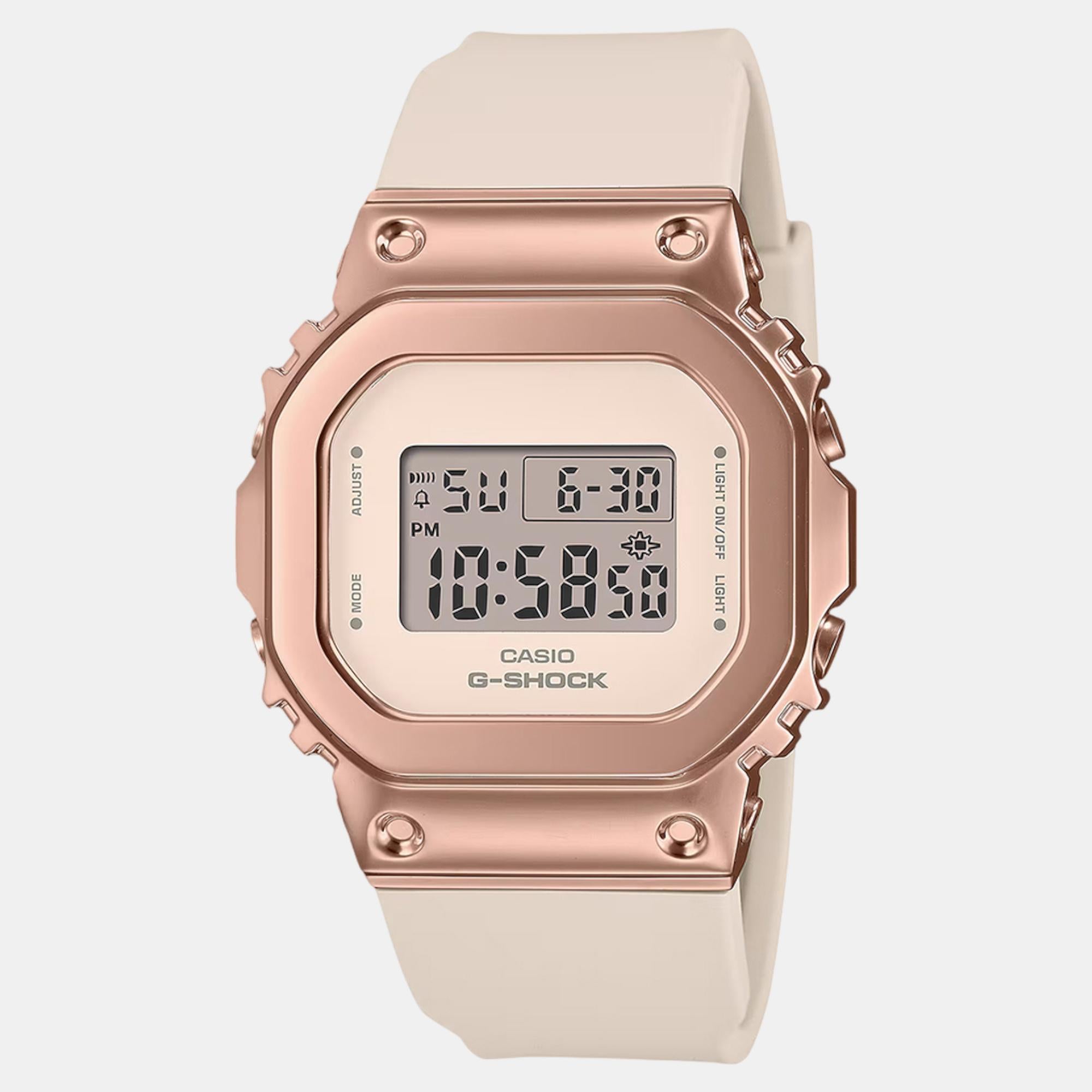 G-Shock Women Quartz Pink Dial Digital Resin Watch G1536