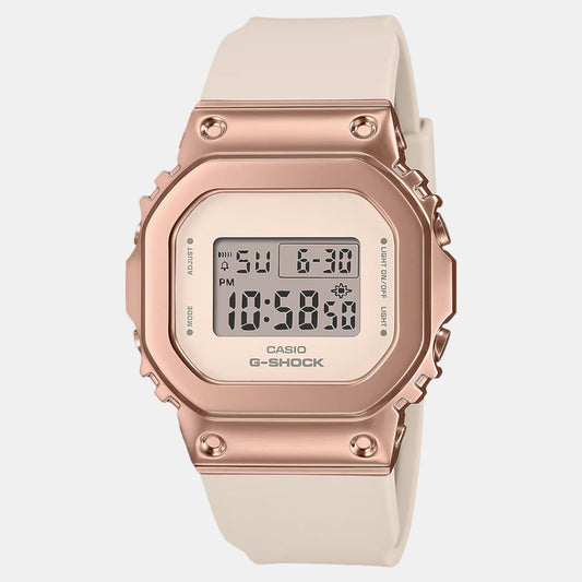 G-Shock Women Quartz Pink Dial Digital Resin Watch G1536