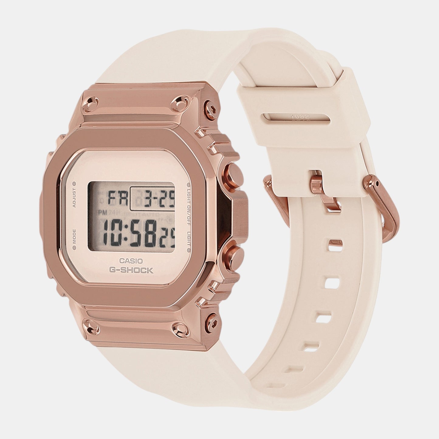 G-Shock Women Quartz Pink Dial Digital Resin Watch G1536