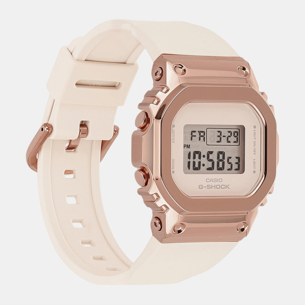G-Shock Women Quartz Pink Dial Digital Resin Watch G1536