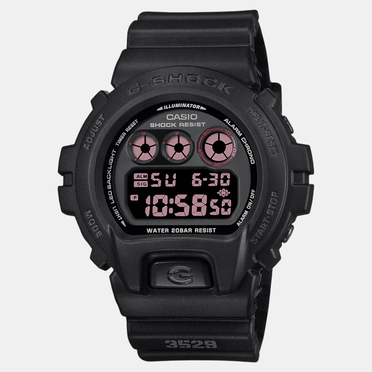 G-Shock Men Quartz Black Dial Digital Resin Watch G1537