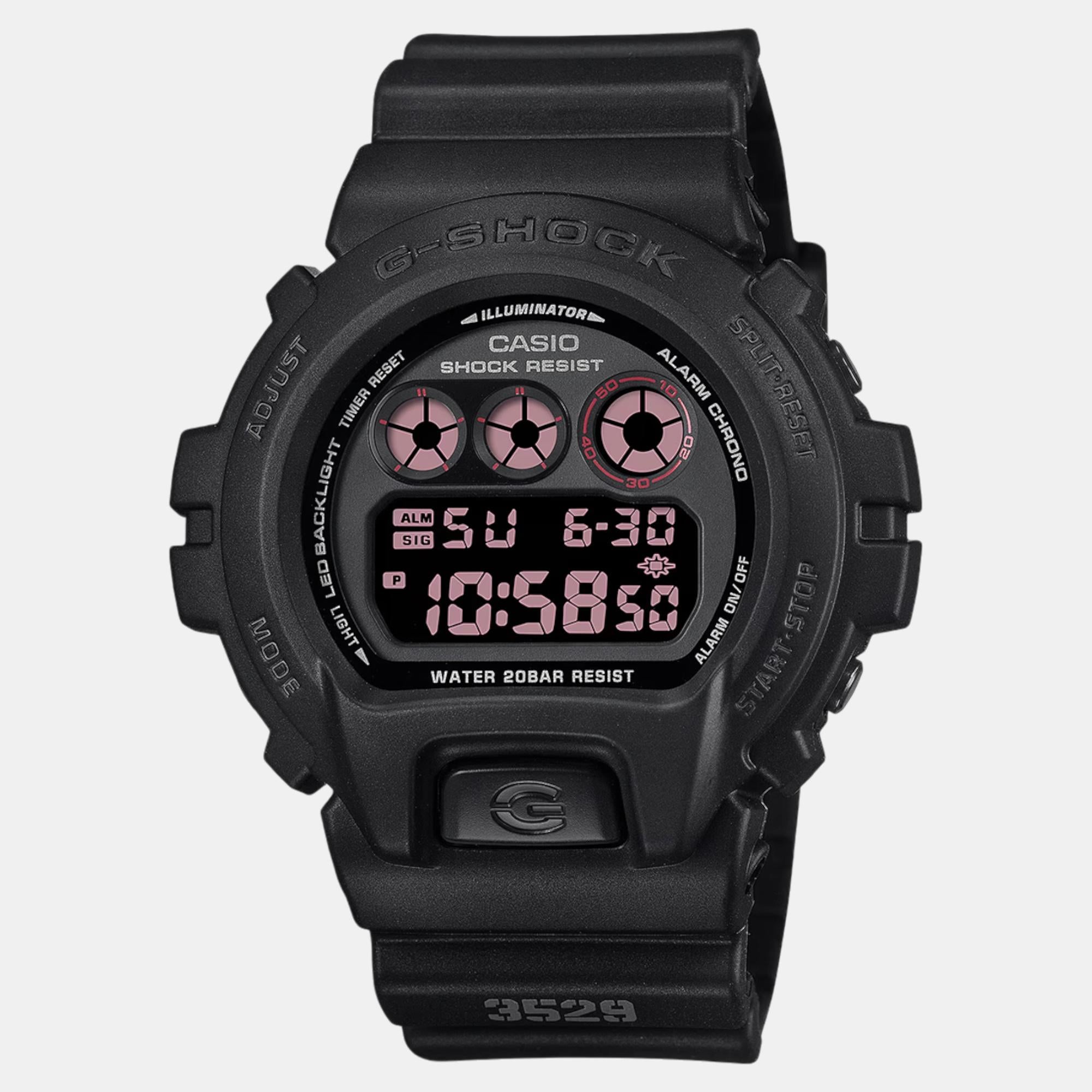G-Shock Men Quartz Black Dial Digital Resin Watch G1537