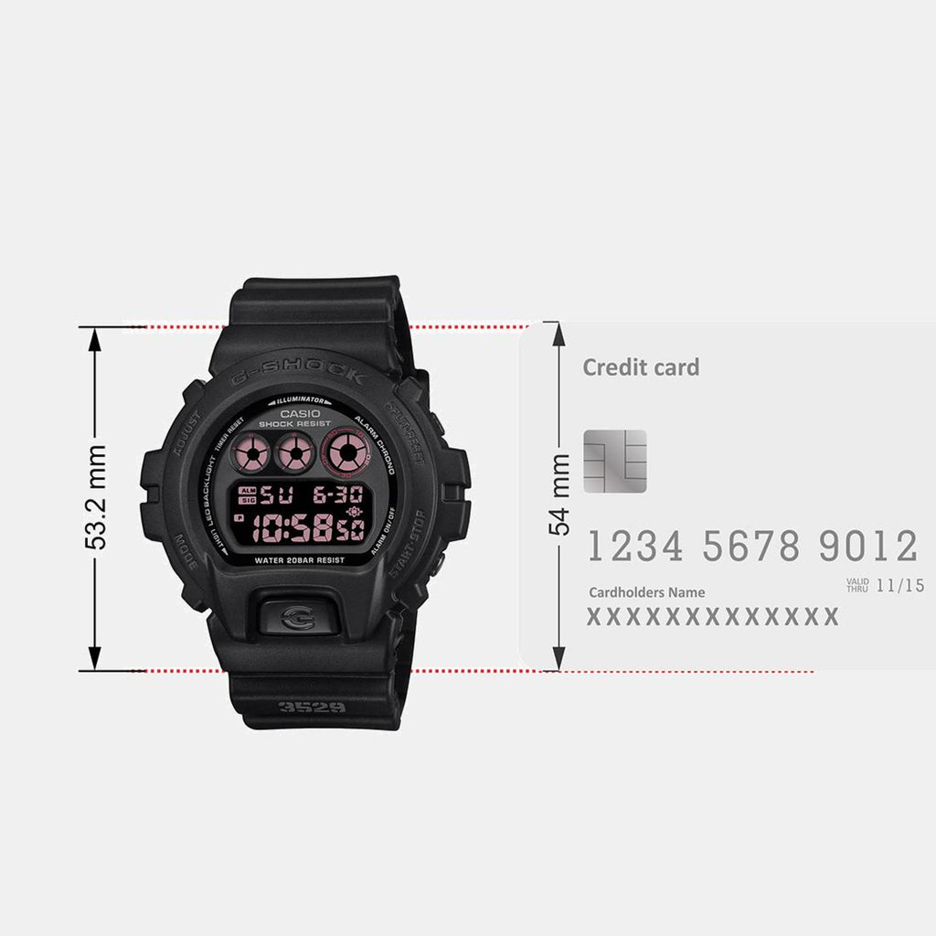 G-Shock Men Quartz Black Dial Digital Resin Watch G1537