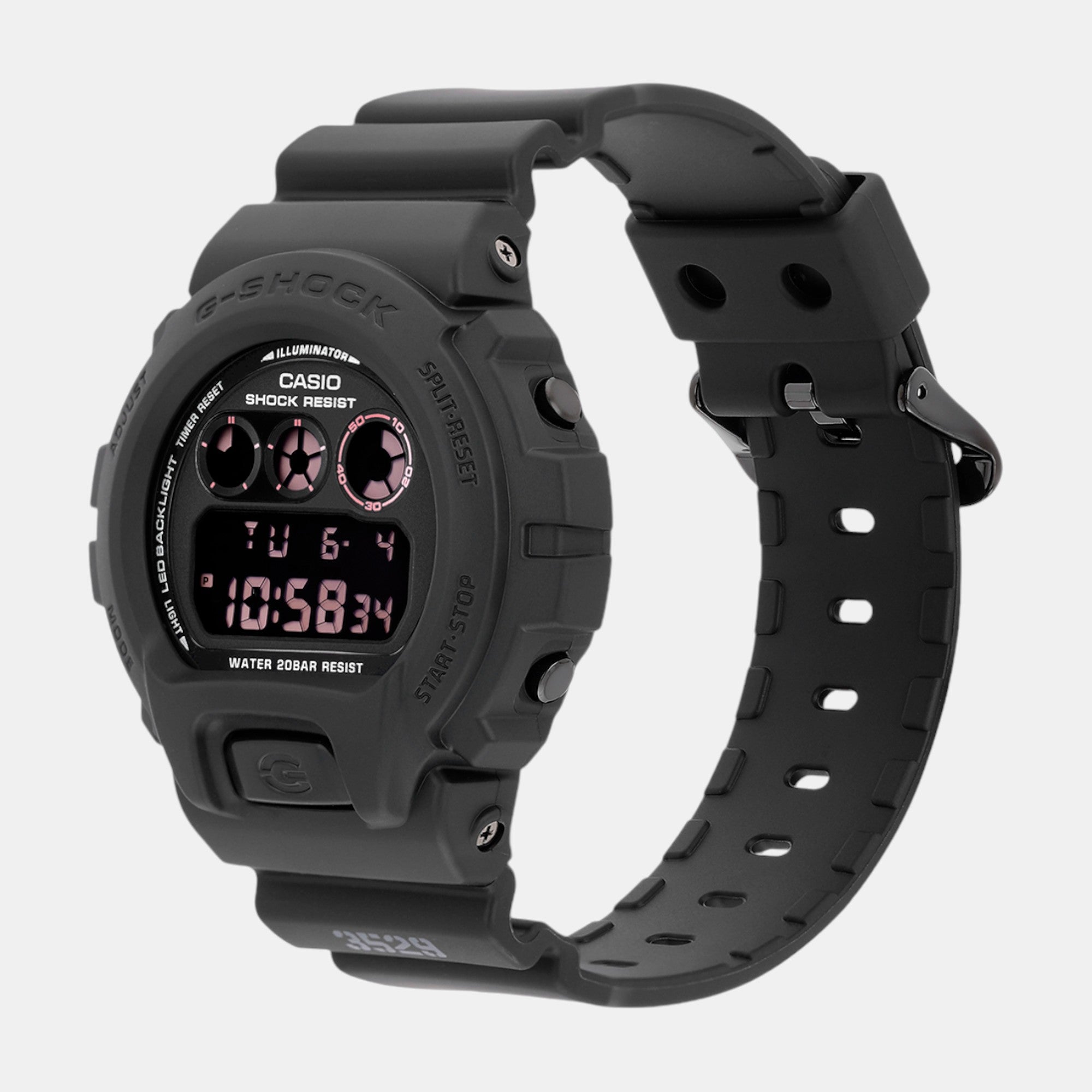 G-Shock Men Quartz Black Dial Digital Resin Watch G1537