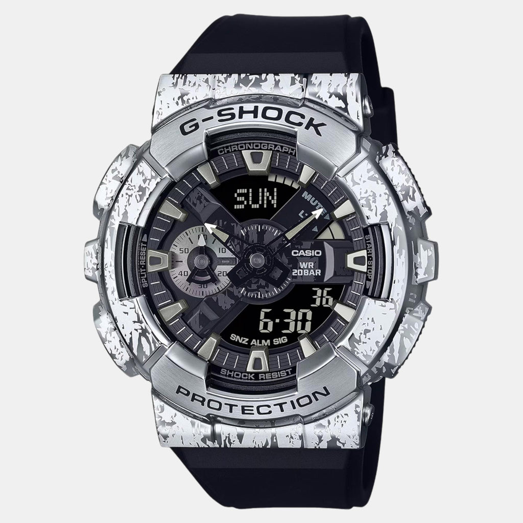 G-Shock Men Quartz Black Dial Analog-Digital Resin Watch G1538