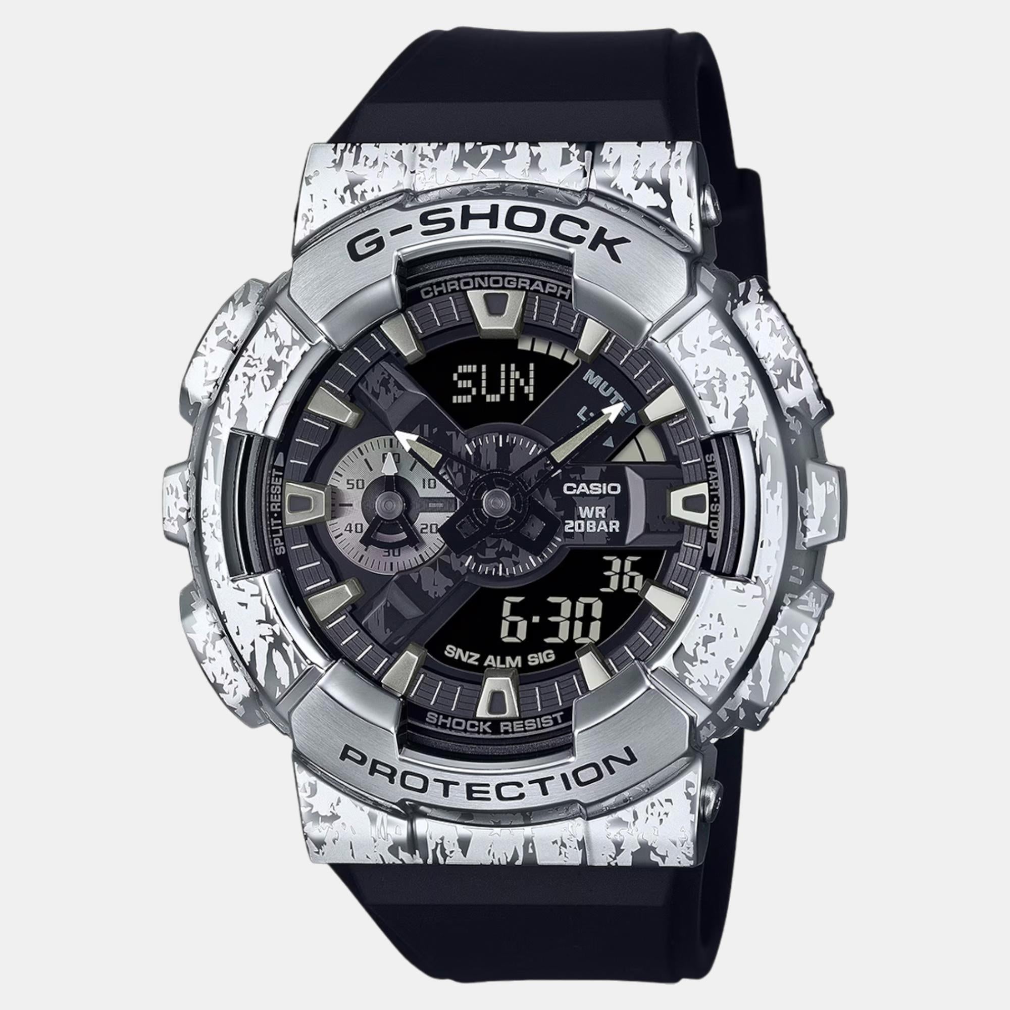 G-Shock Men Quartz Black Dial Analog-Digital Resin Watch G1538