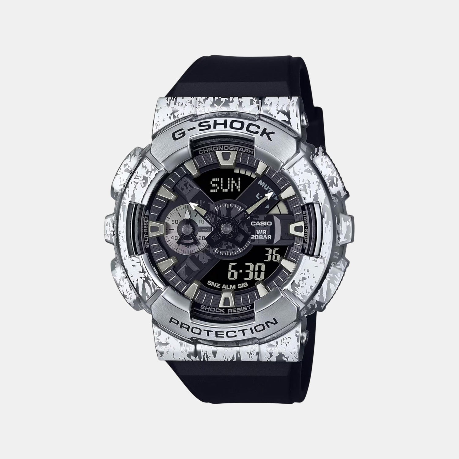 G-Shock Men Quartz Black Dial Analog-Digital Resin Watch G1538