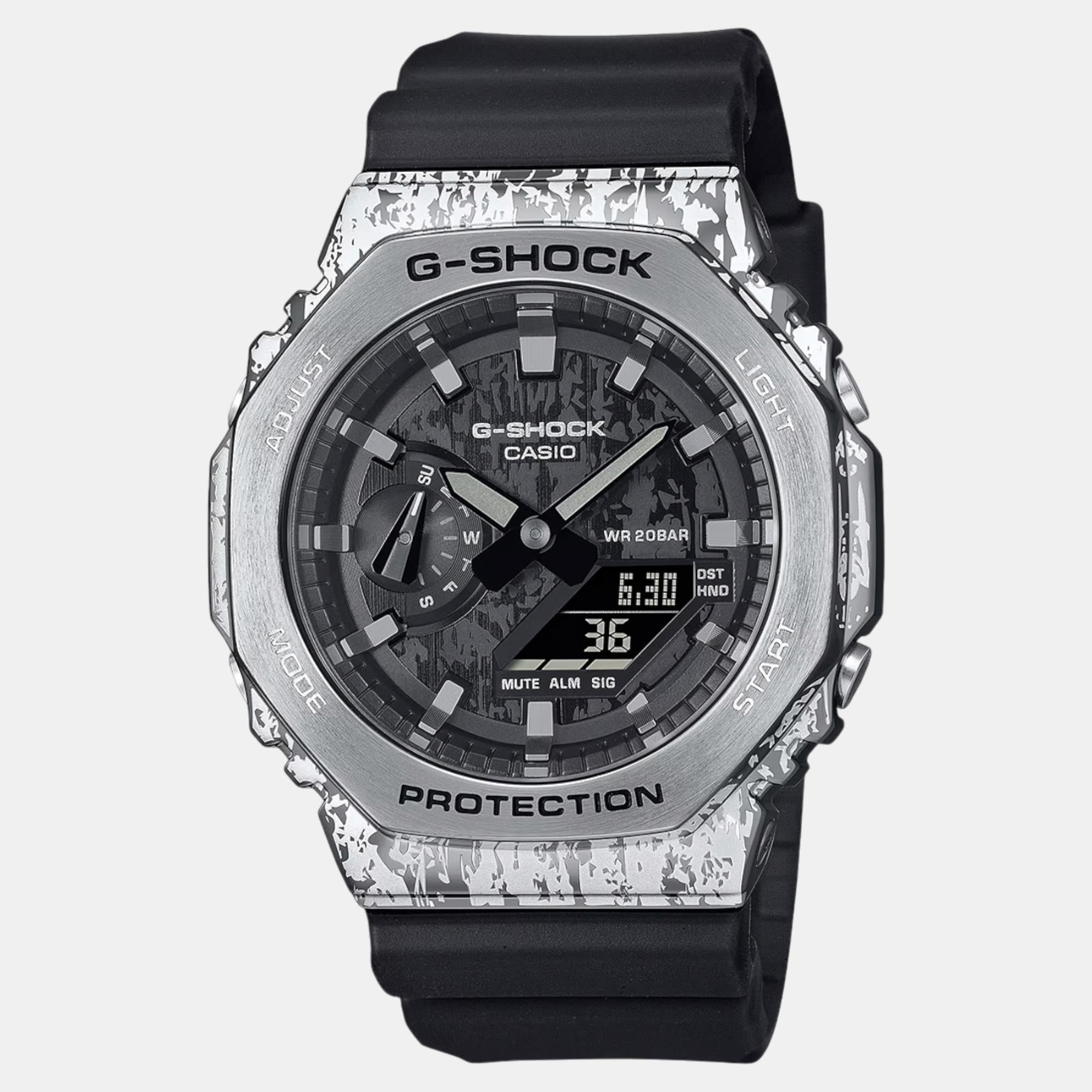 G-Shock Men Quartz Black Dial Analog-Digital Resin Watch G1539