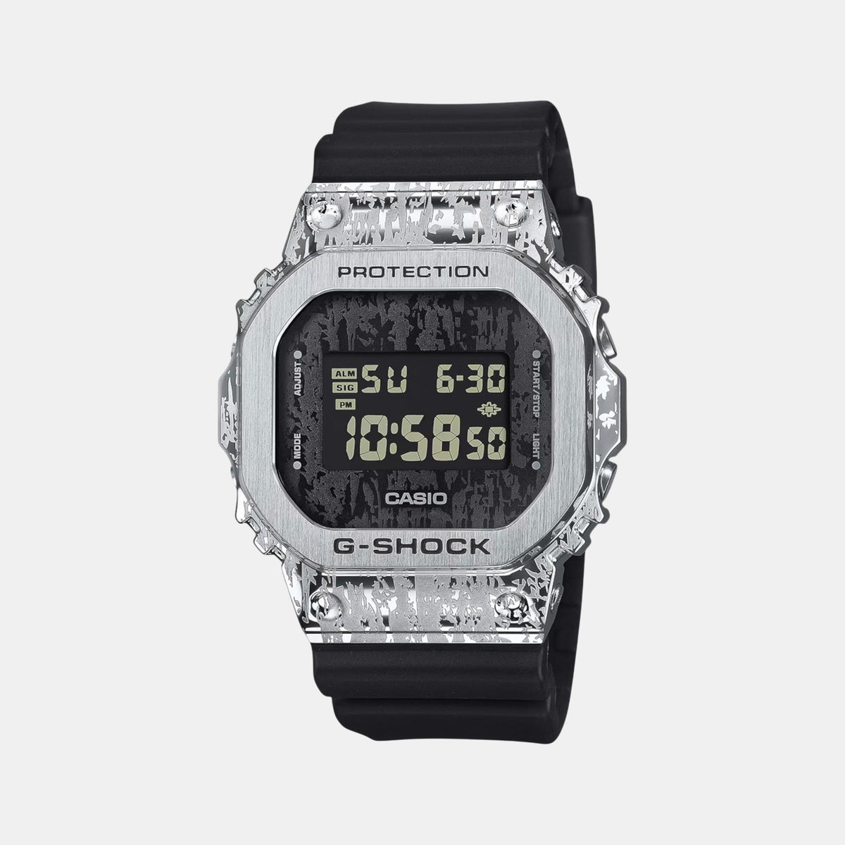 G-Shock Men Quartz Black Dial Digital Resin Watch G1540