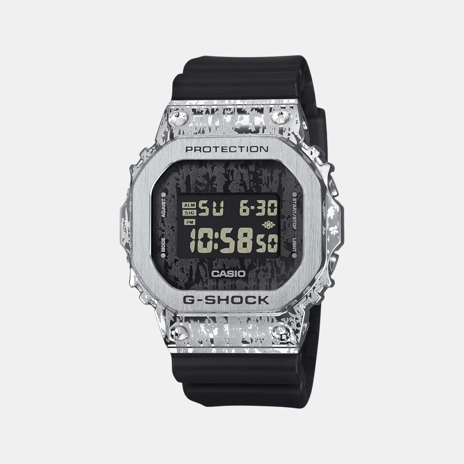 G-Shock Men Quartz Black Dial Digital Resin Watch G1540