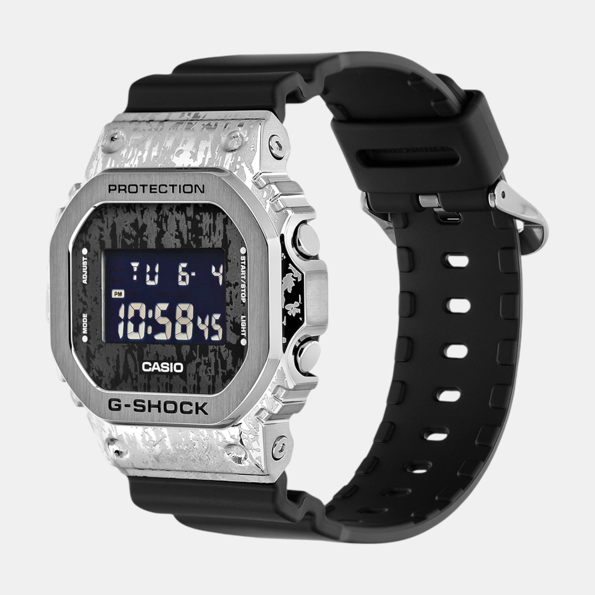 G-Shock Men Quartz Black Dial Digital Resin Watch G1540