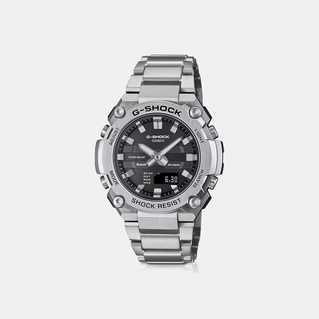 G-Shock Men Quartz Black Dial Analog-Digital Stainless Steel Watch G1543