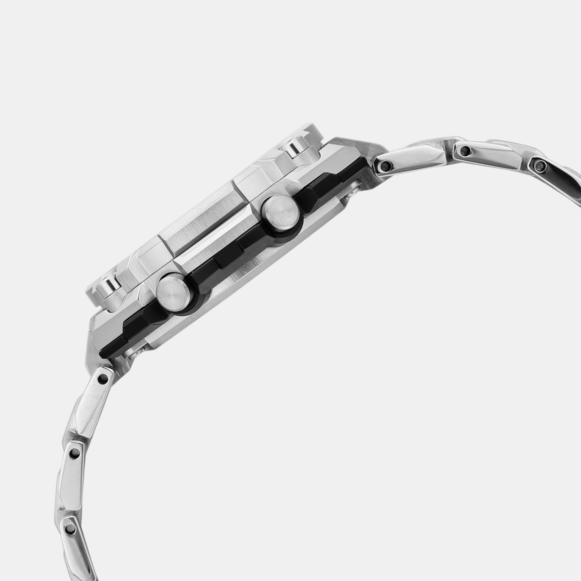 G-Shock Men Quartz Black Dial Analog-Digital Stainless Steel Watch G1543