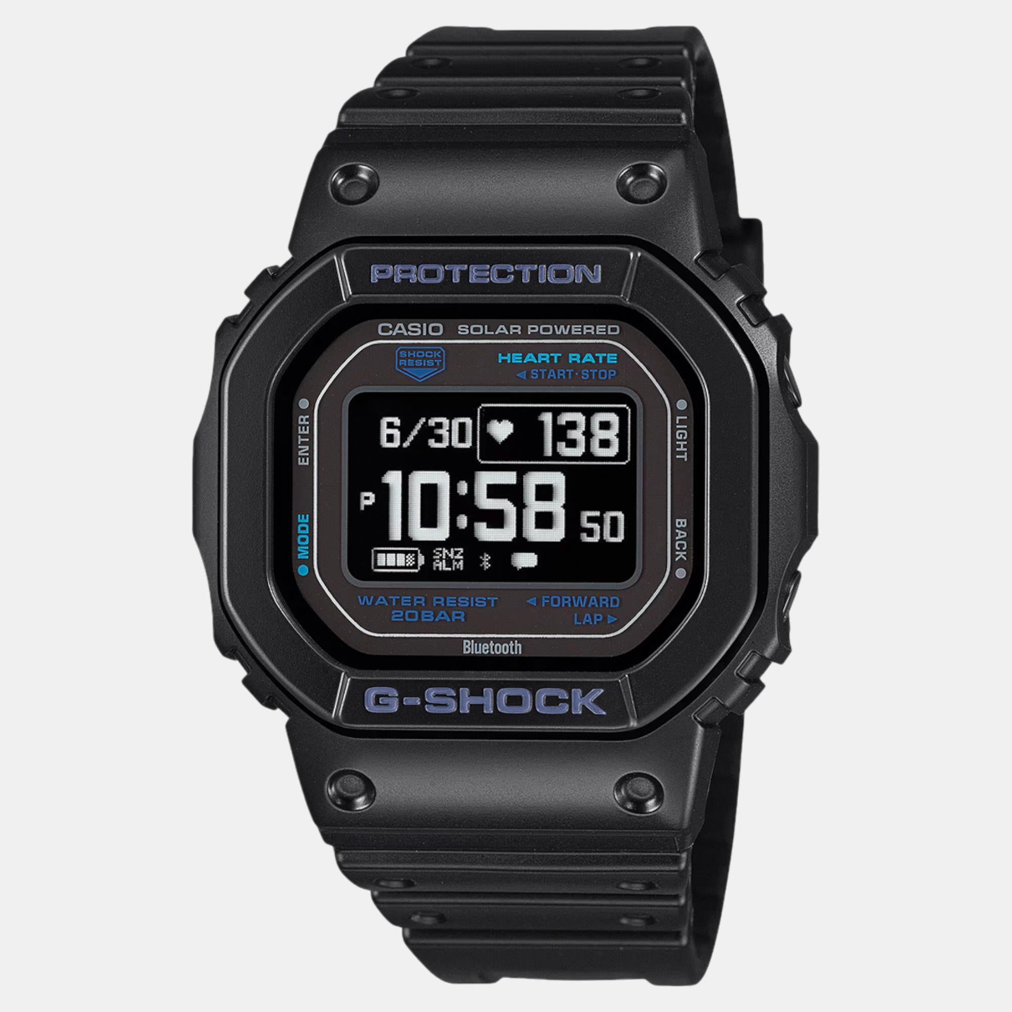 G-Shock Men Quartz Black Dial Digital Resin Watch G1545