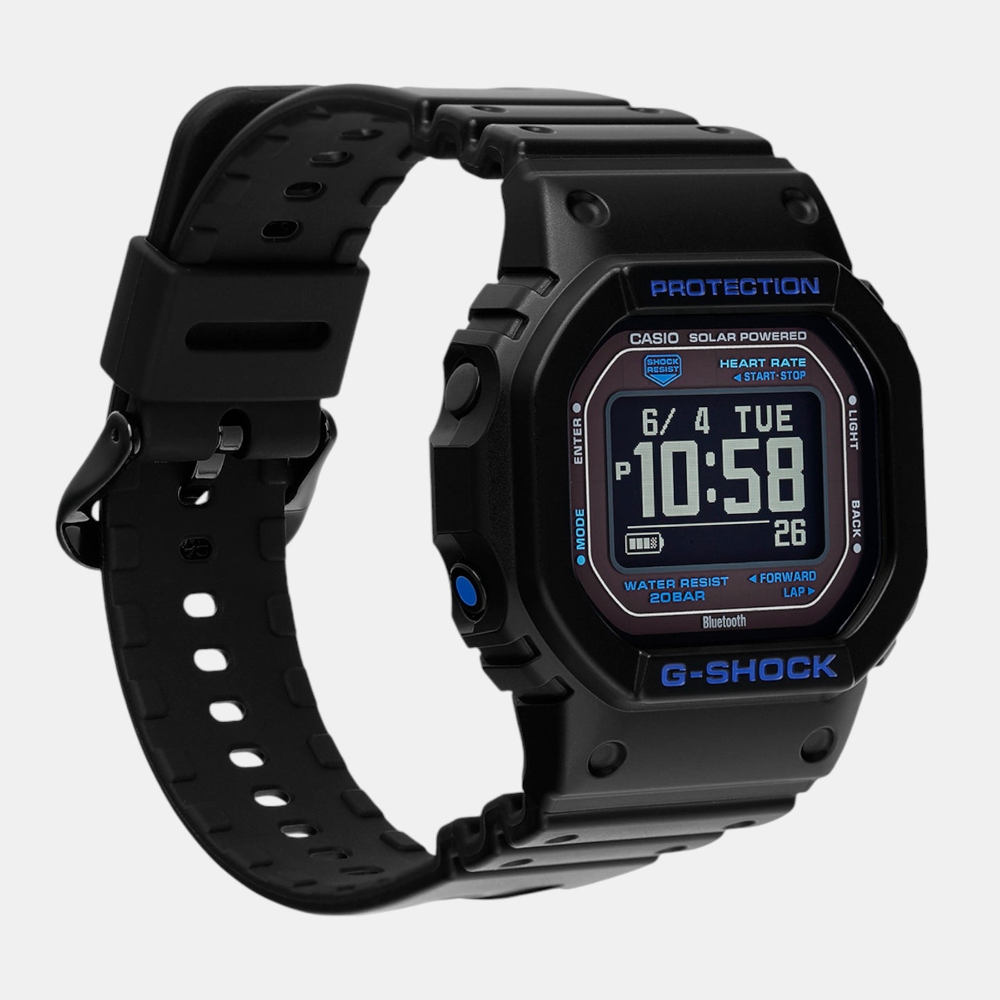G-Shock Men Quartz Black Dial Digital Resin Watch G1545