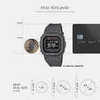 G-Shock Men Quartz Brown Dial Digital Resin Watch G1547