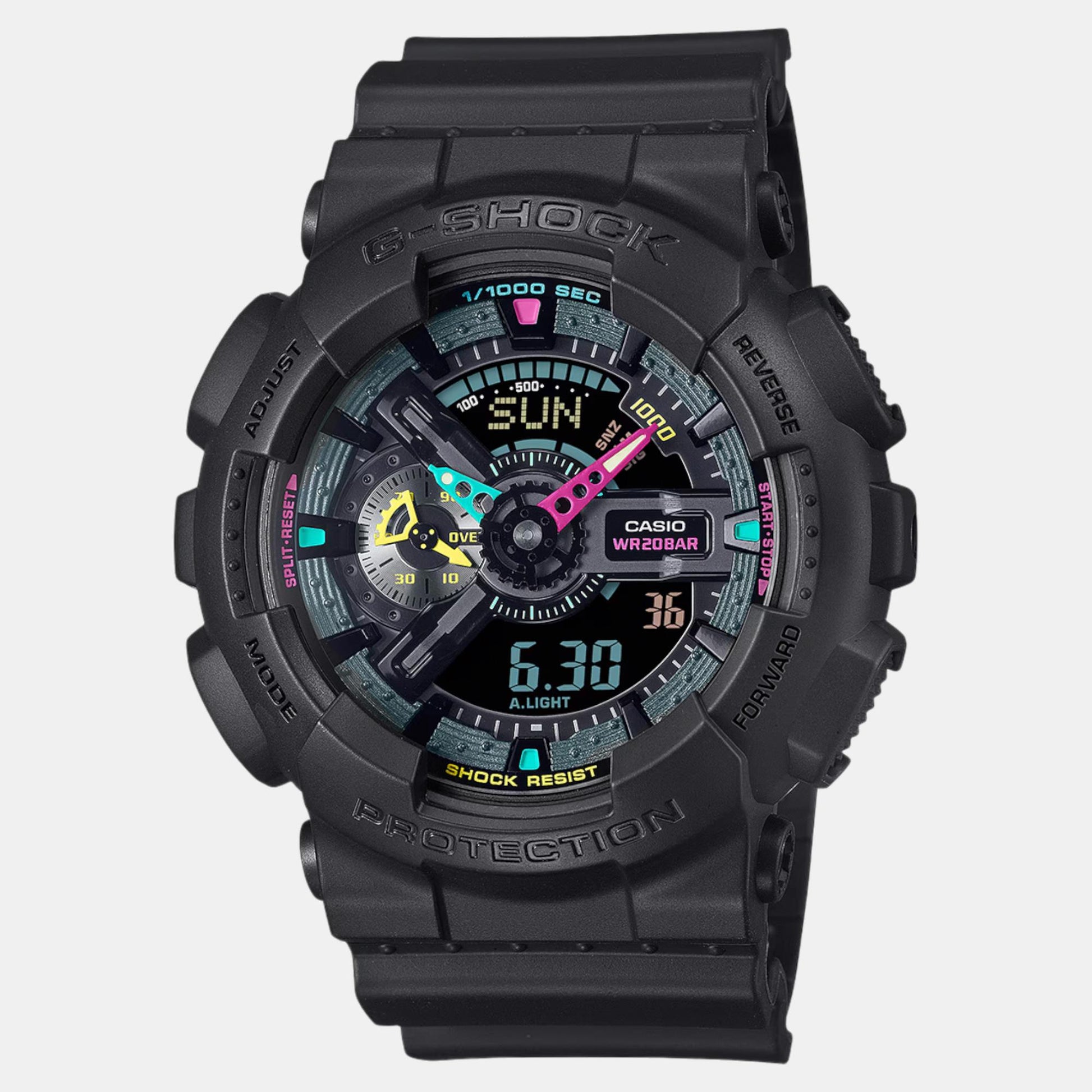 Casio G-Shock Men Quartz Black Dial Analog-Digital Resin Watch G1550