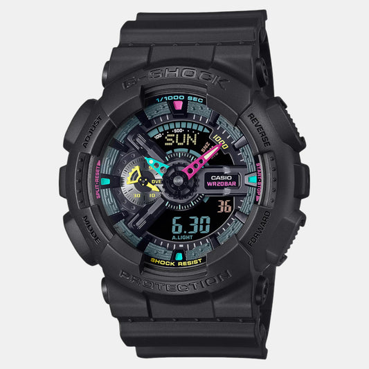 G-Shock Men Quartz Black Dial Analog-Digital Resin Watch G1550