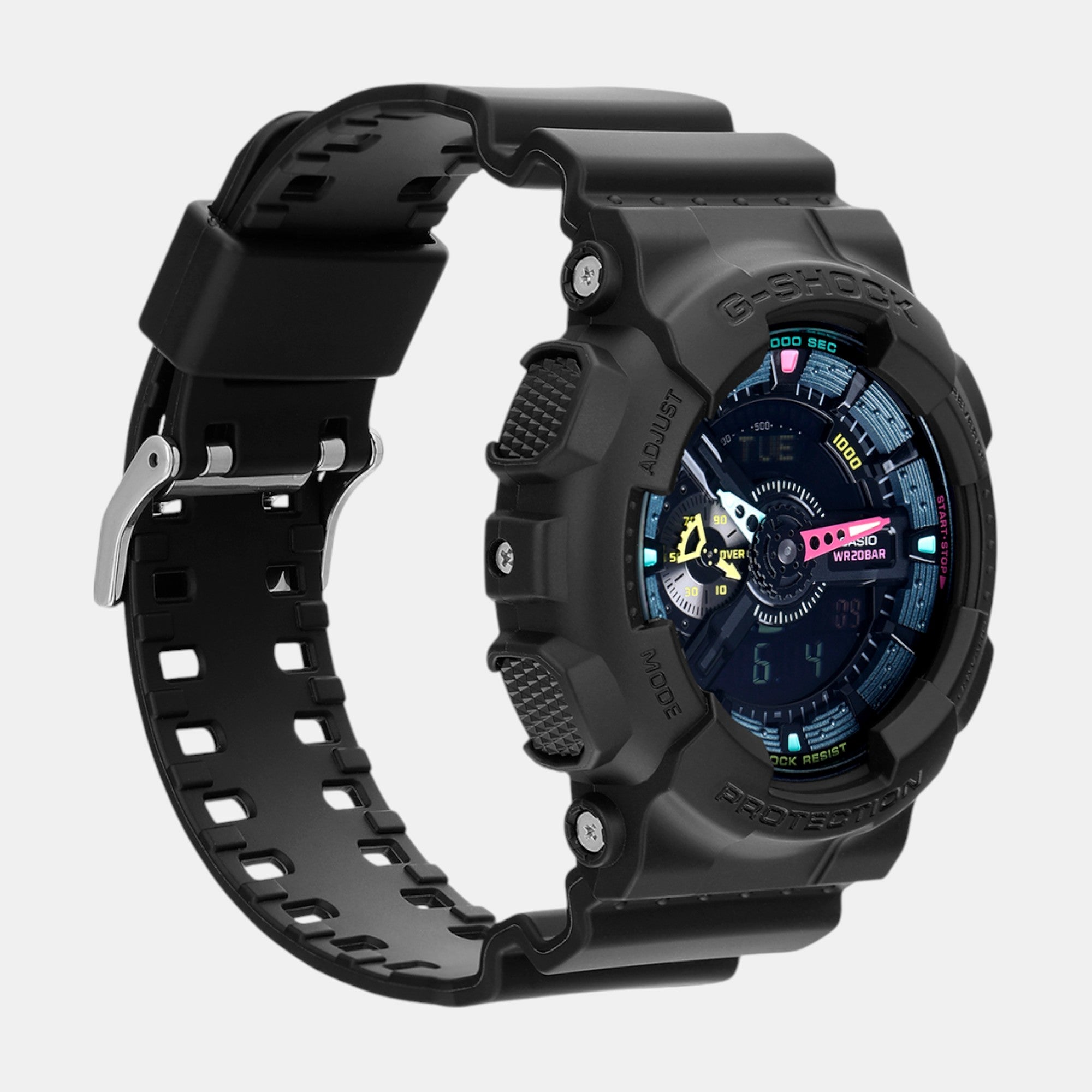 G-Shock Men Quartz Black Dial Analog-Digital Resin Watch G1550