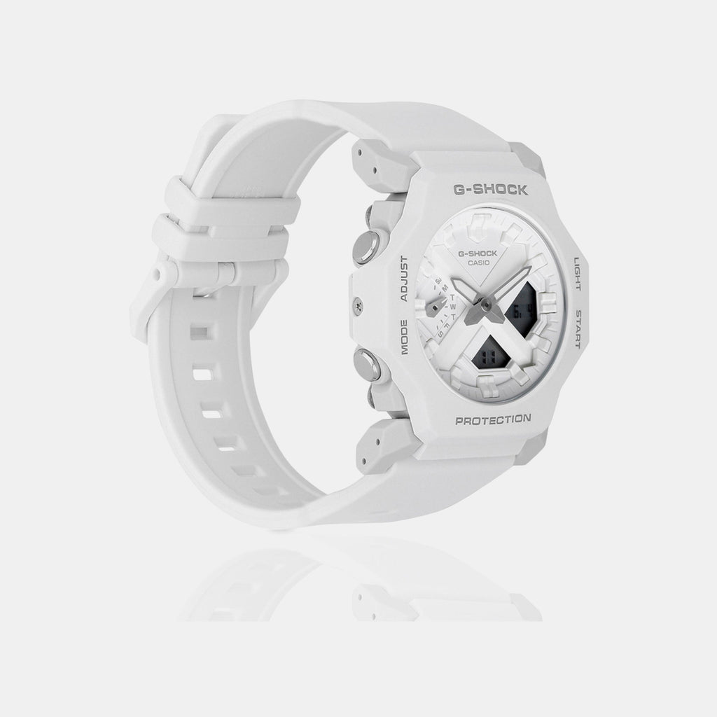 G-Shock Men Quartz White Dial Analog-Digital Resin Watch G1552