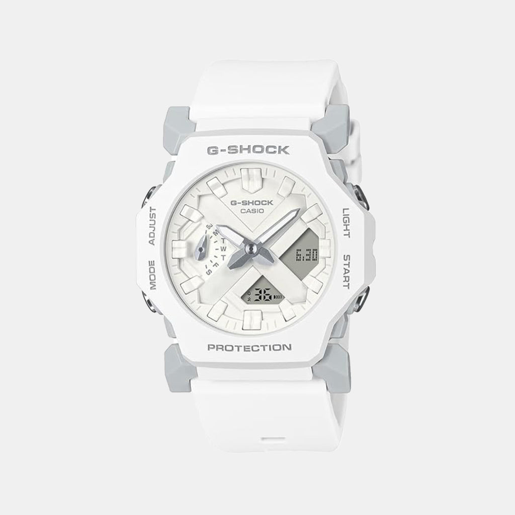 G-Shock Men Quartz White Dial Analog-Digital Resin Watch G1552