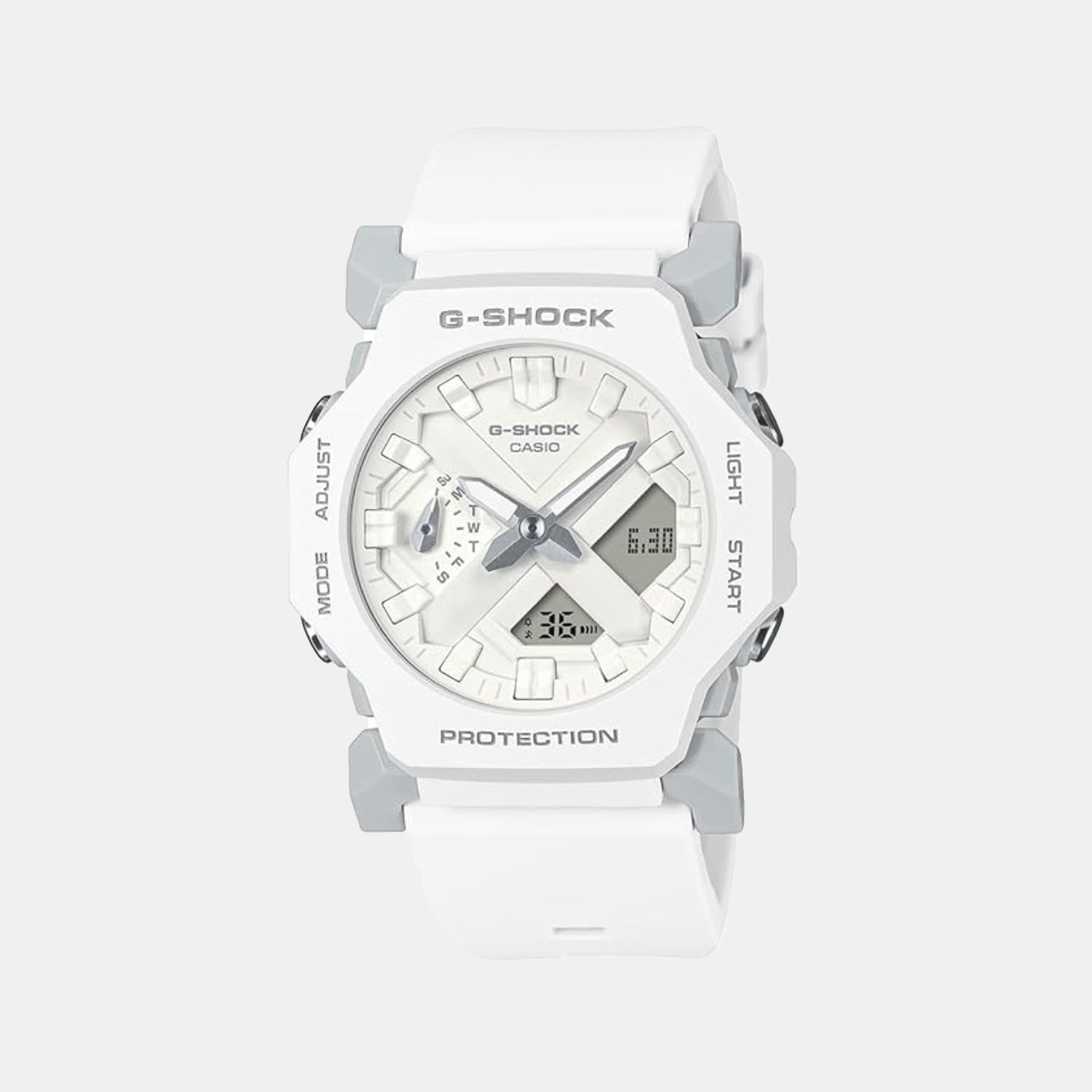 G-Shock Men Quartz White Dial Analog-Digital Resin Watch G1552