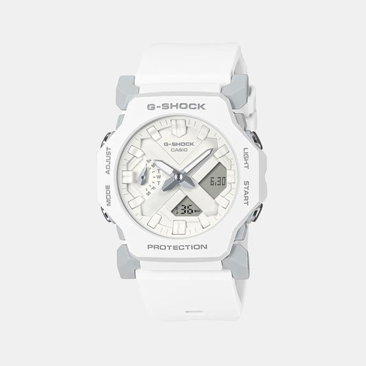 G-Shock Men Quartz White Dial Analog-Digital Resin Watch G1552