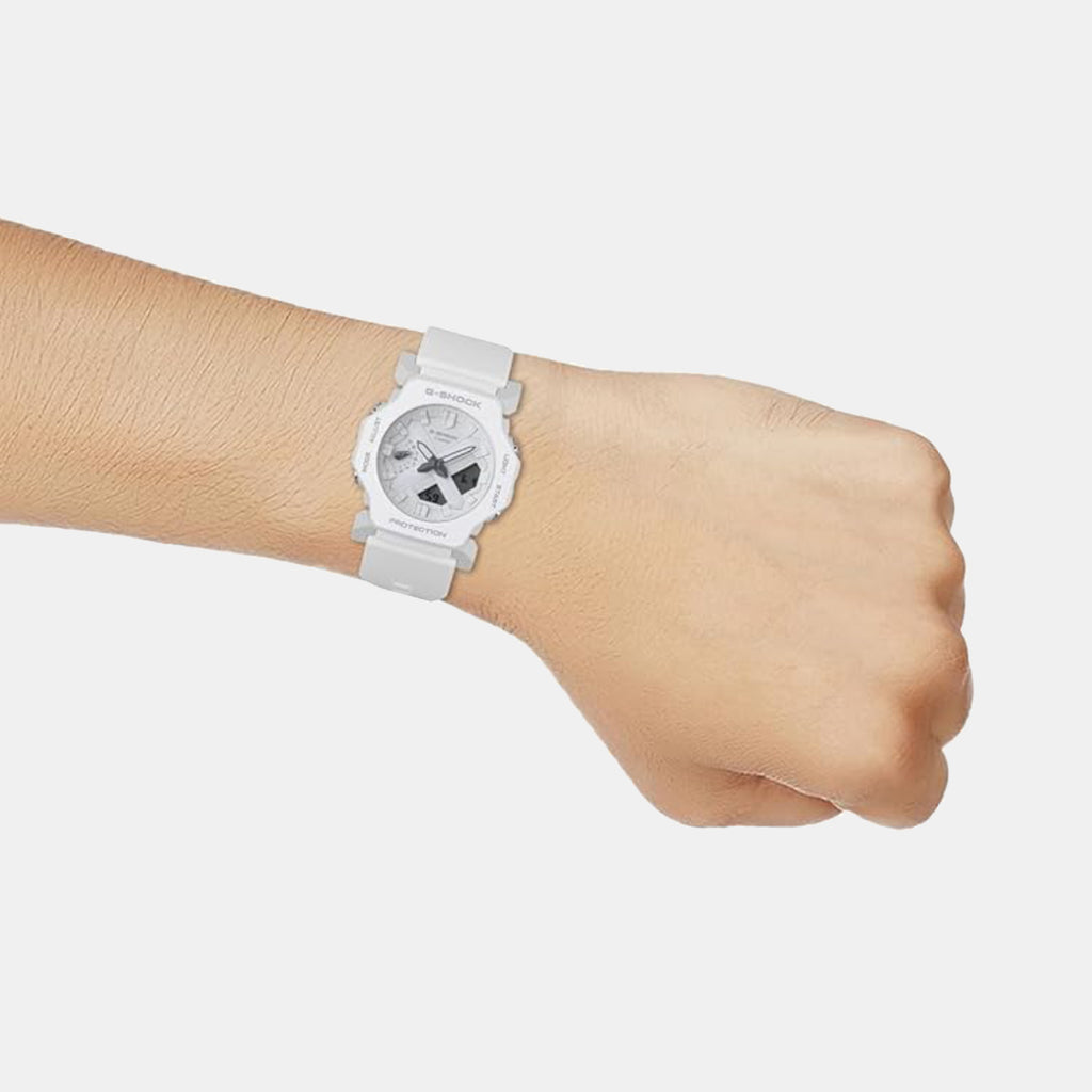 G-Shock Men Quartz White Dial Analog-Digital Resin Watch G1552