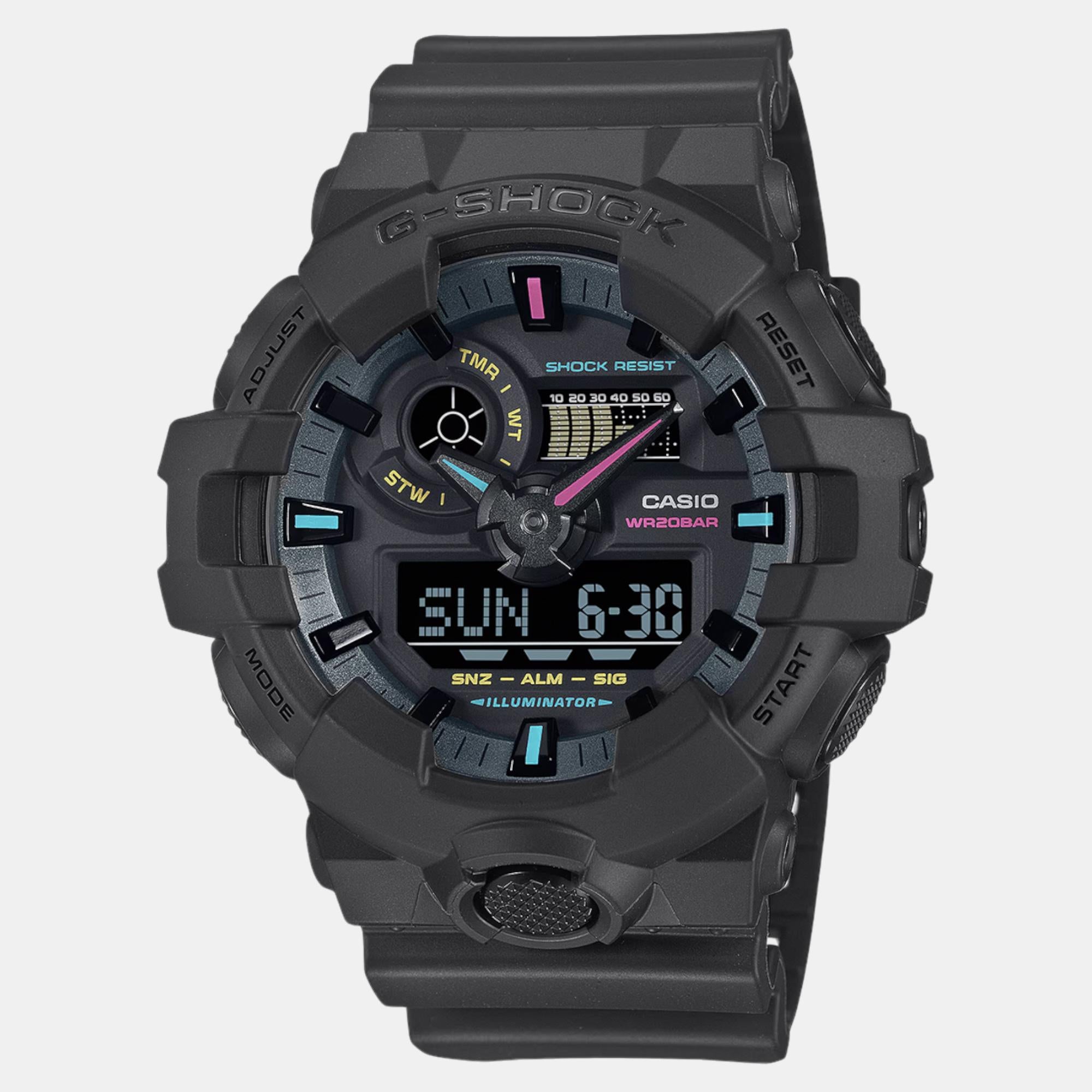 G-Shock Men Quartz Black Dial Analog-Digital Resin Watch G1553