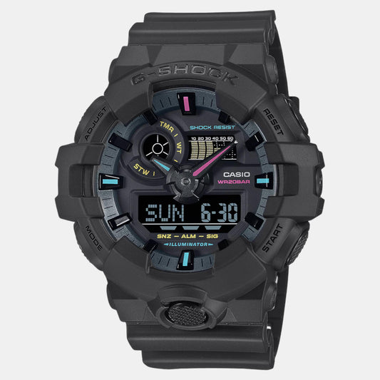 G-Shock Men Quartz Black Dial Analog-Digital Resin Watch G1553
