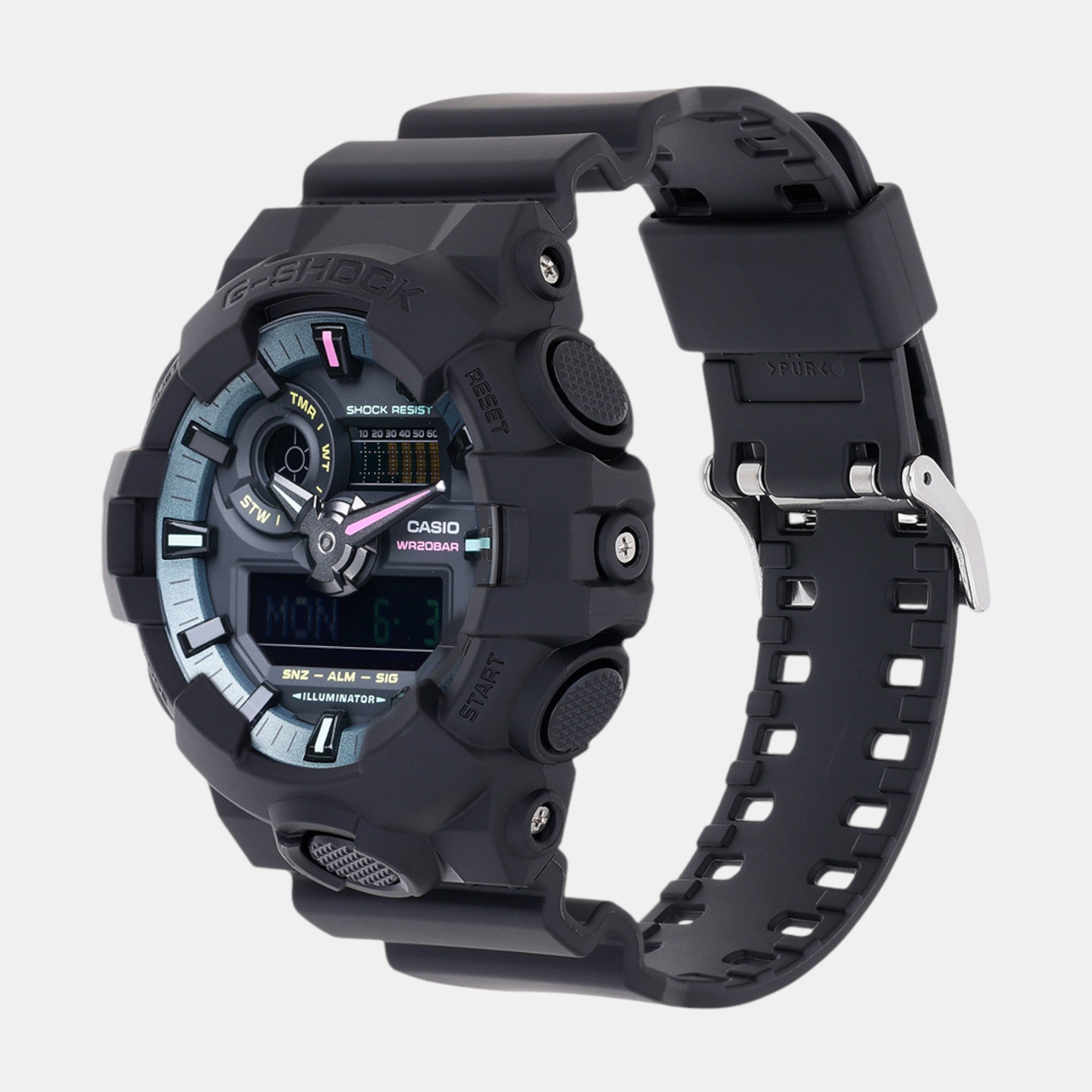 G-Shock Men Quartz Black Dial Analog-Digital Resin Watch G1553