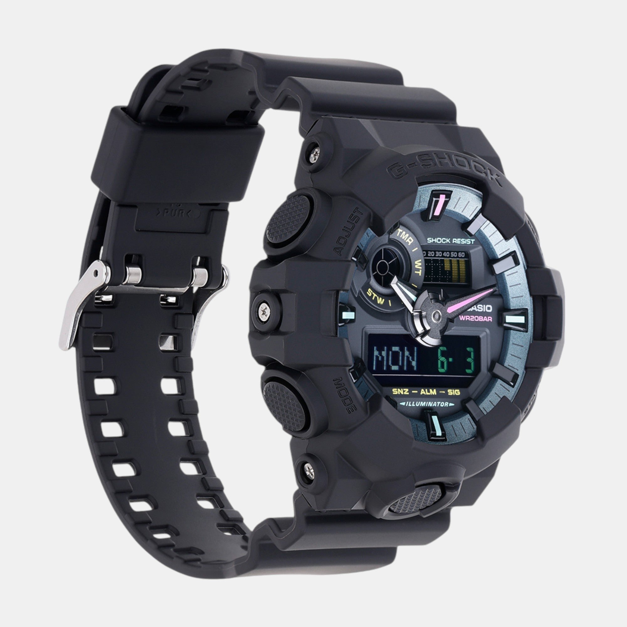 G-Shock Men Quartz Black Dial Analog-Digital Resin Watch G1553