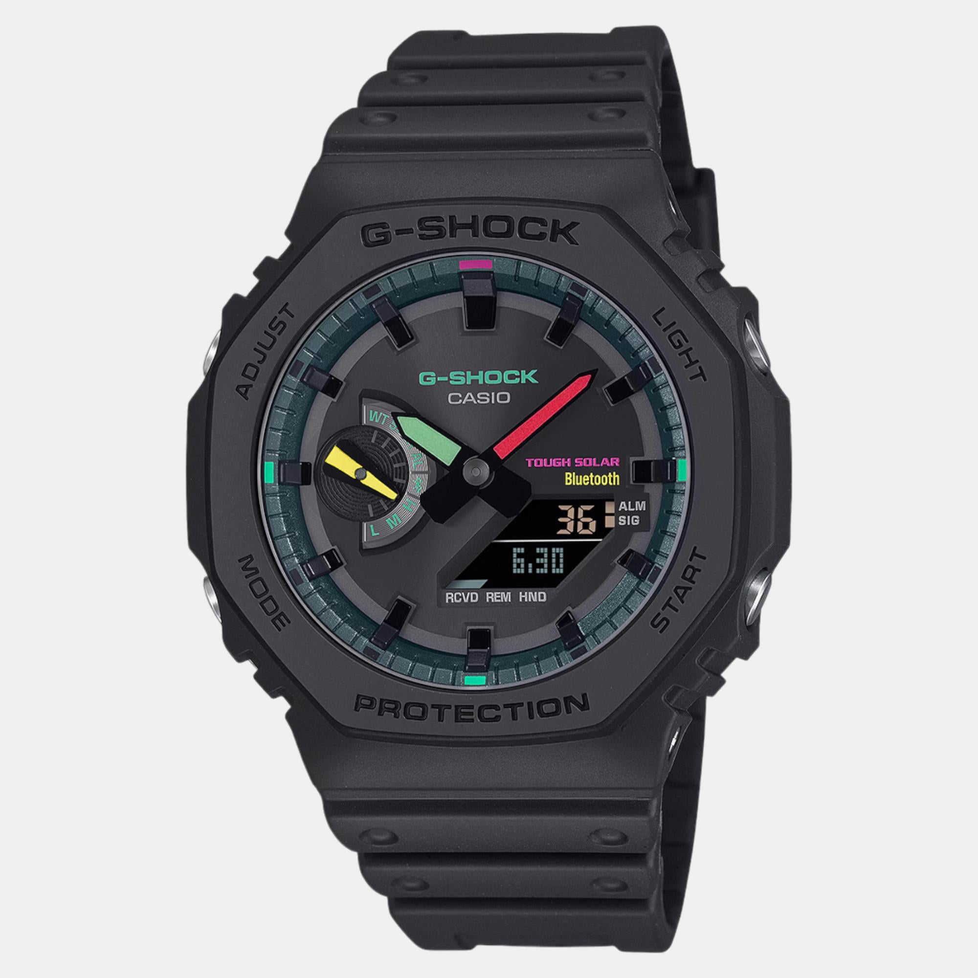 G-Shock Men Quartz Black Dial Analog-Digital Resin Watch G1554