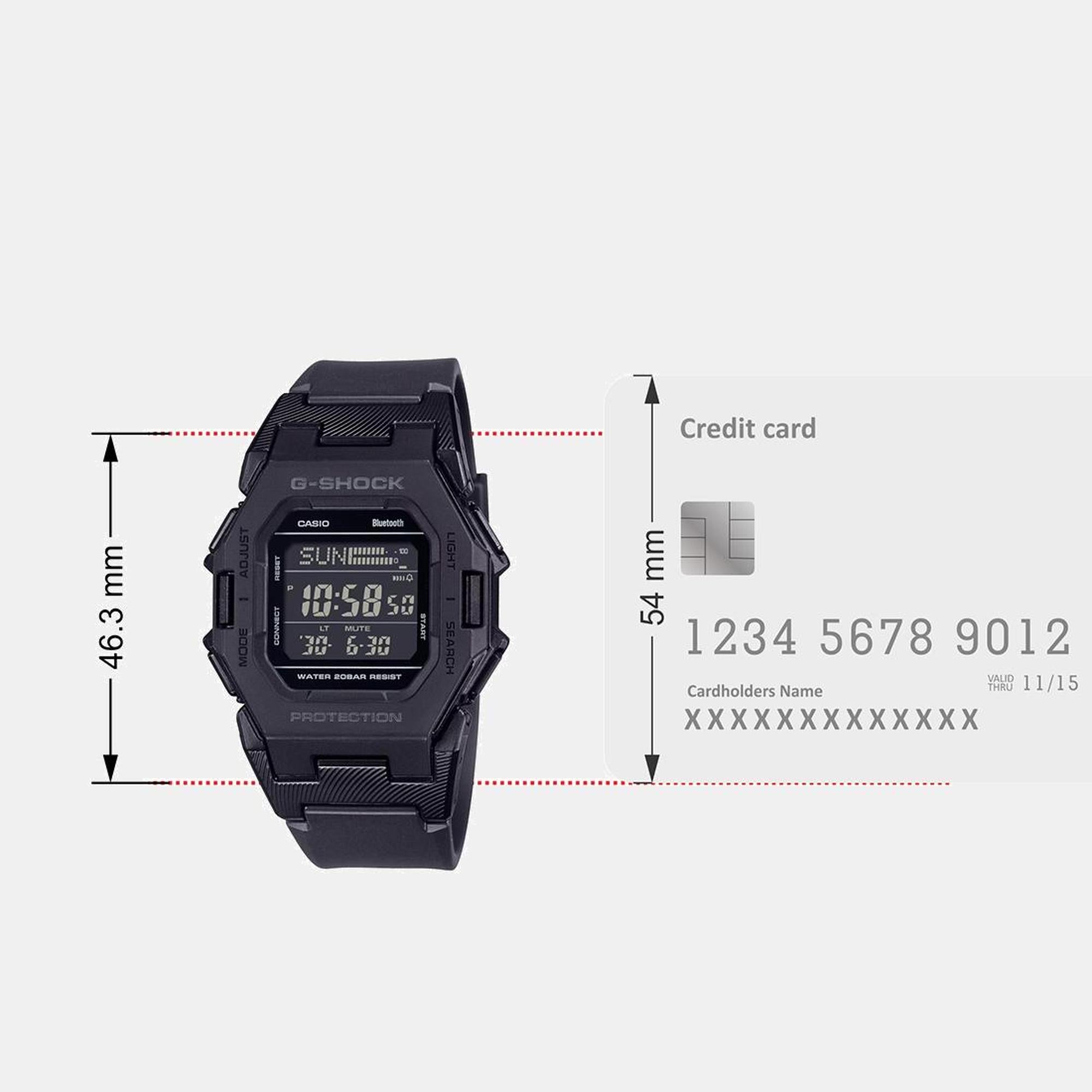 G-Shock Men Quartz Black Dial Digital Resin Watch GD-B500-1 G1555